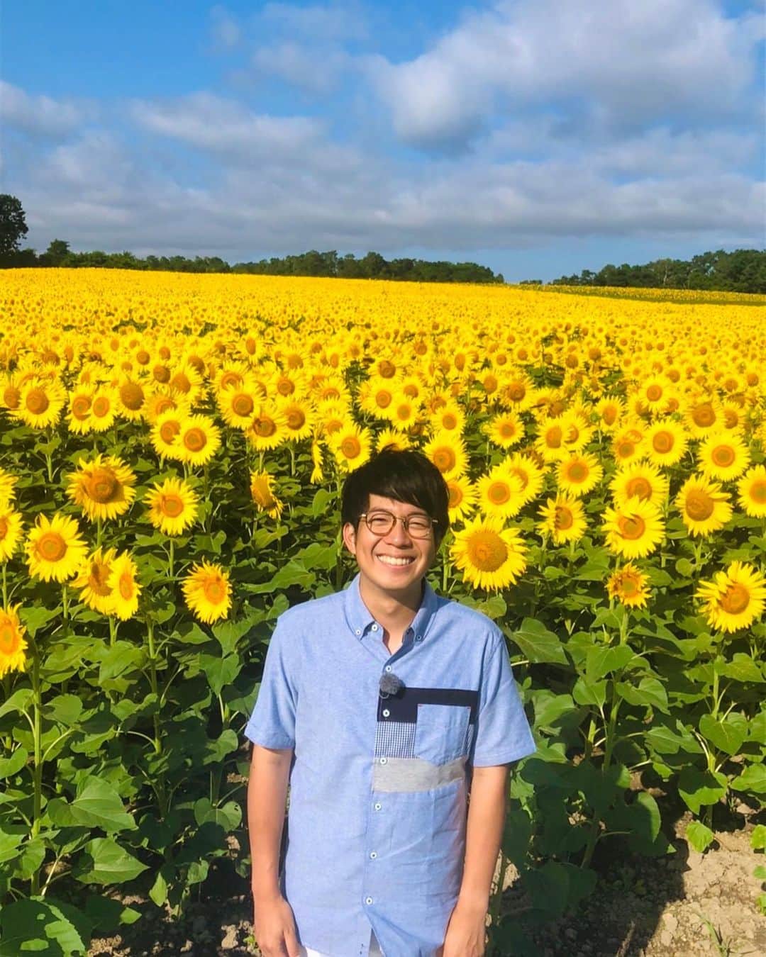 北海道放送「今日ドキッ!」さんのインスタグラム写真 - (北海道放送「今日ドキッ!」Instagram)「夏といえば、やっぱりひまわり🌻🌻🌻  きょうの放送では、今が見ごろ❗️ 北竜町のひまわり畑の様子をお届けします。  日本最大級、圧巻のひまわり畑。  「2022年夏に行きたい！！夏の風物詩　ひまわり畑ランキング」(SOMPOひまわり生命保険しらべ）でも見事１位を獲得している観光名所です✨  およそ23ヘクタールの敷地に、200万本のひまわりがいま見ごろを迎えています。   美しいひまわり畑の様子を、 堀内大輝アナウンサーがリポートします☺️  5時台あたまごろの放送です✨ (当初お伝えしたお時間と若干の変更がございます🙇‍♂️)  ※先ほど投稿したリール動画。 大竹アナが円山動物園で撮影した動画がバズっているのをみて、ライバル心を燃やして作ったものです。温かい目で見ていたください😂  #北竜町ひまわりの里 #北竜町 #ひまわり畑 #ひまわり」8月5日 11時04分 - hbc_kyodoki