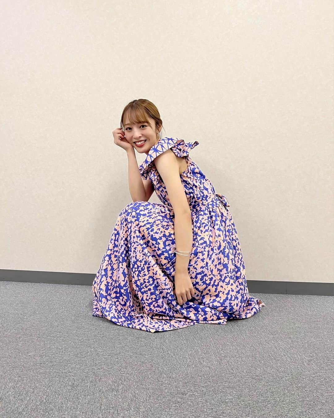 神部美咲さんのインスタグラム写真 - (神部美咲Instagram)「久々に柄ワンピ❣️」8月5日 20時48分 - jimbu_misaki