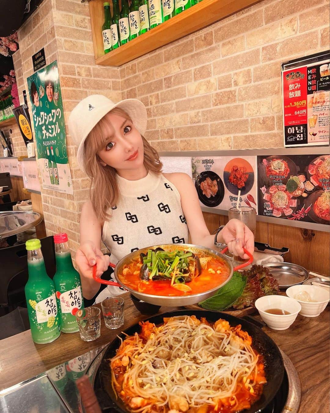 吉川ちえさんのインスタグラム写真 - (吉川ちえInstagram)「【❤️맛있는❤️】 . 韓国🇰🇷料理を食べに新大久保にある ✅ハナムジップ（ @hanamjip.jp ） に行ってきました😘💕 めっちゃ美味しかった~‼️❤️ お店の詳細は1個前の投稿に 書いてあります💓🫶 . 🇰🇷ハナムジップ🌶大久保通り店 📮東京都新宿区大久保１-14-18 🚃ＪＲ新大久保駅出口より徒歩約7分 📞050-5828-9564 . #ハナムジップ #新大久保 #新大久保グルメ #新大久保ランチ  #韓国料理 #チュクミ」8月6日 9時55分 - yoshikawachie_16