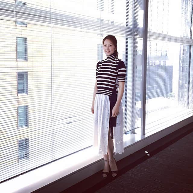 笛木優子のインスタグラム：「ヒルナンデス見てくれてありがとうございました😊💛👏 今日は夜８時よりかぶき者慶次第六話でーす🎀#サカイ #sacai」