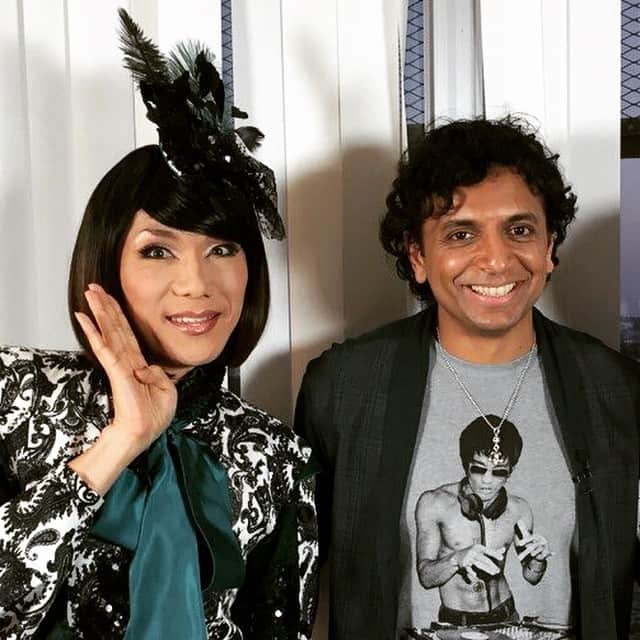 のインスタグラム：「大好きな監督！シャマランたまらん〜」