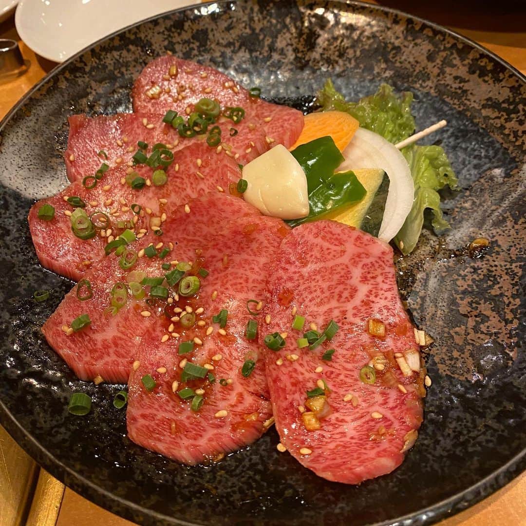 岩村菜々美さんのインスタグラム写真 - (岩村菜々美Instagram)「はい、美味いやつーーー。 この牛タンお腹はち切れるまで食べたい」8月10日 14時06分 - nanami1120