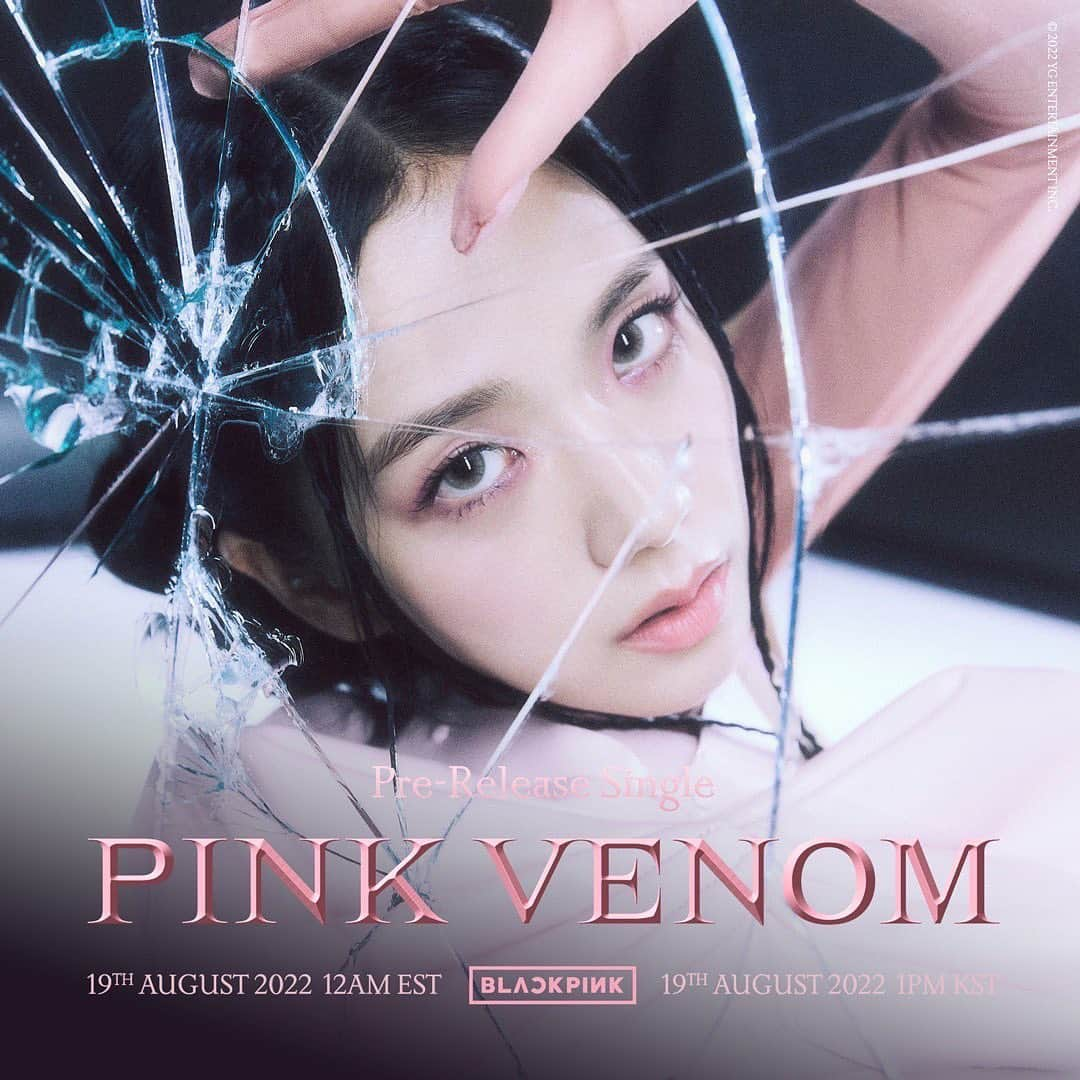 ロゼさんのインスタグラム写真 - (ロゼInstagram)「💕🕷 PINK VENOM 🕷💕  19th August 12AM EST, 1PM KST  •  #BLACKPINK #블랙핑크 #JISOO #지수 #JENNIE #제니 #ROSÉ #로제 #LISA #리사 #PreReleaseSingle #PinkVenom #TitlePoster #20220819_12amEST #20220819_1pmKST #Release #YG」8月11日 0時11分 - roses_are_rosie