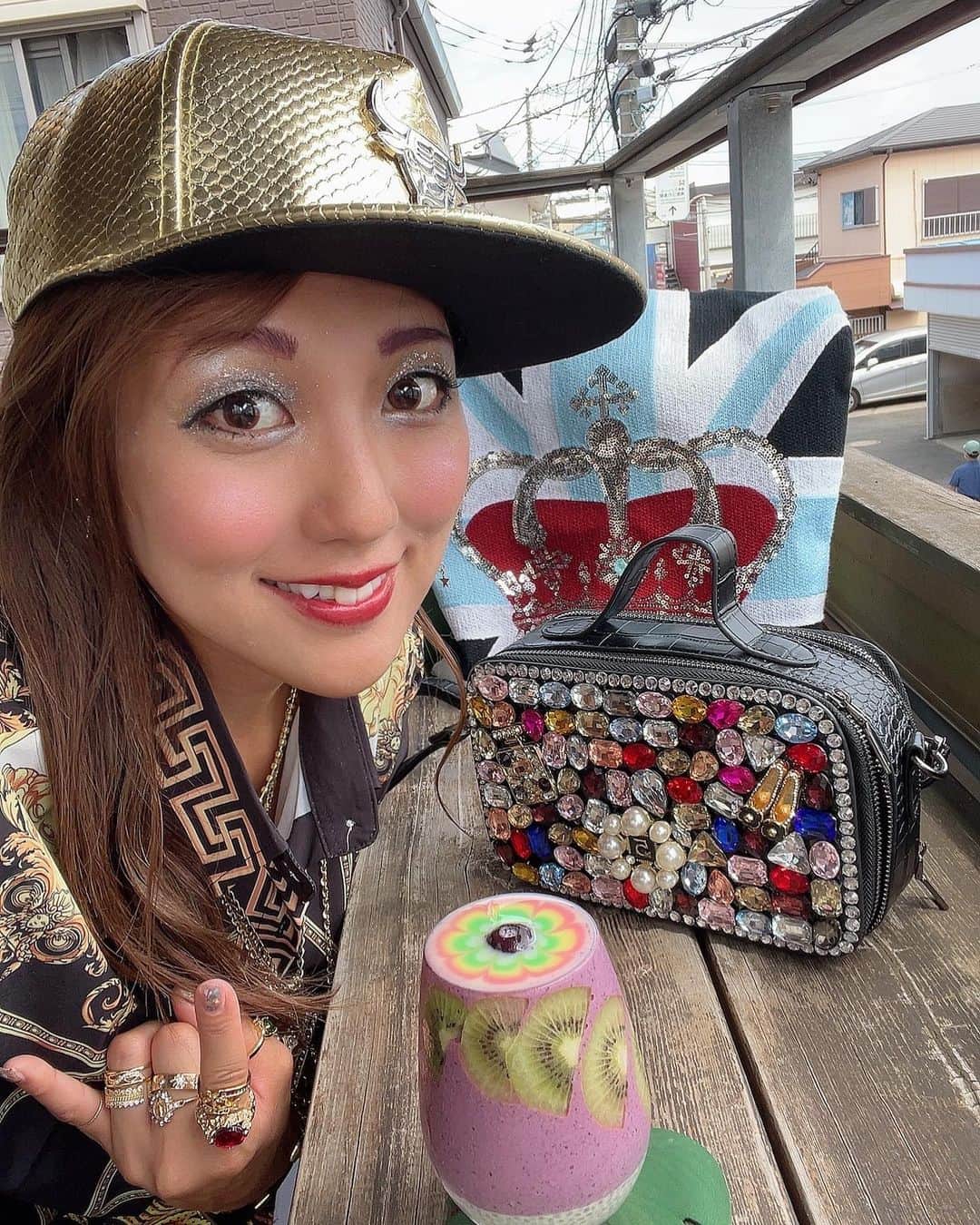 神谷麻美さんのインスタグラム写真 - (神谷麻美Instagram)「#smoothie 大好き💖🍹💖🌈💖✨」8月12日 10時37分 - asamice428