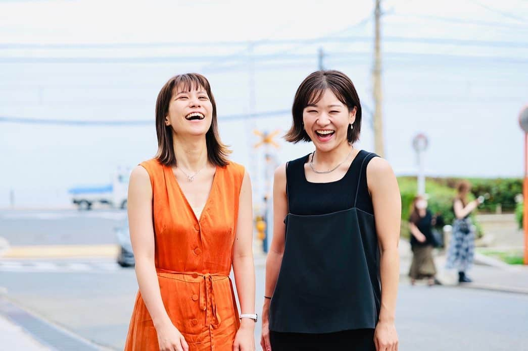 吉田知那美さんのインスタグラム写真 - (吉田知那美Instagram)「・ with my favorite human in the world🧡🌿  夏のはじめ、わたしの大好きな人と、その大好きな人の大好きな人に会いに行ってきました🌻  笑顔100カラット💎」8月14日 10時59分 - chinami1991