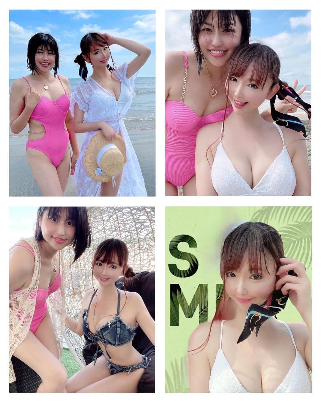 坂地久美さんのインスタグラム写真 - (坂地久美Instagram)「夏の思い出🏖📸💞  #由比ヶ浜海岸 #ビーチコーデ #bikinigirl #タイ村」8月15日 16時10分 - sakachikumi