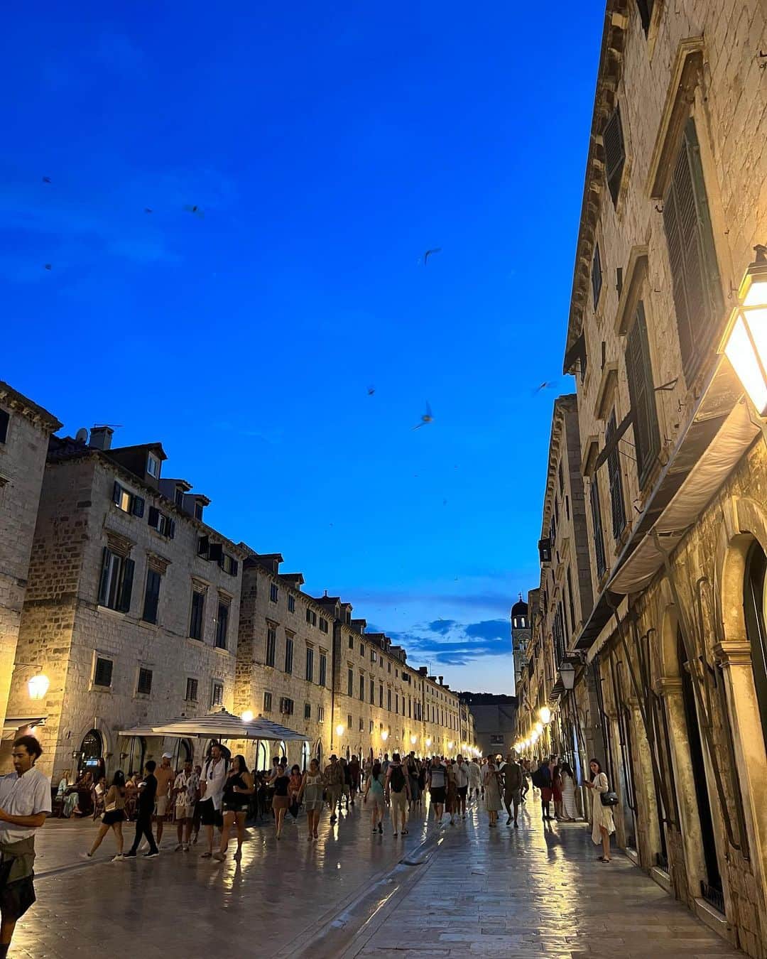 東野佑美さんのインスタグラム写真 - (東野佑美Instagram)「📍Dubrovnik, Croatia  夜のプラツァ通りはハリーポッターの世界だった🏰🌙  色々な映画のロケ地になってるみたいなので もし何の映画かわかったら教えてください🫣←  私がポッケに両手を入れるのは歩き疲れている証拠🤣 それでも歩き回りたくなるくらい素敵なところ🥹🤍  #海外旅行 #ヨーロッパ周遊 #クロアチア #ドゥブロヴニク」8月16日 20時00分 - yumi.higashino