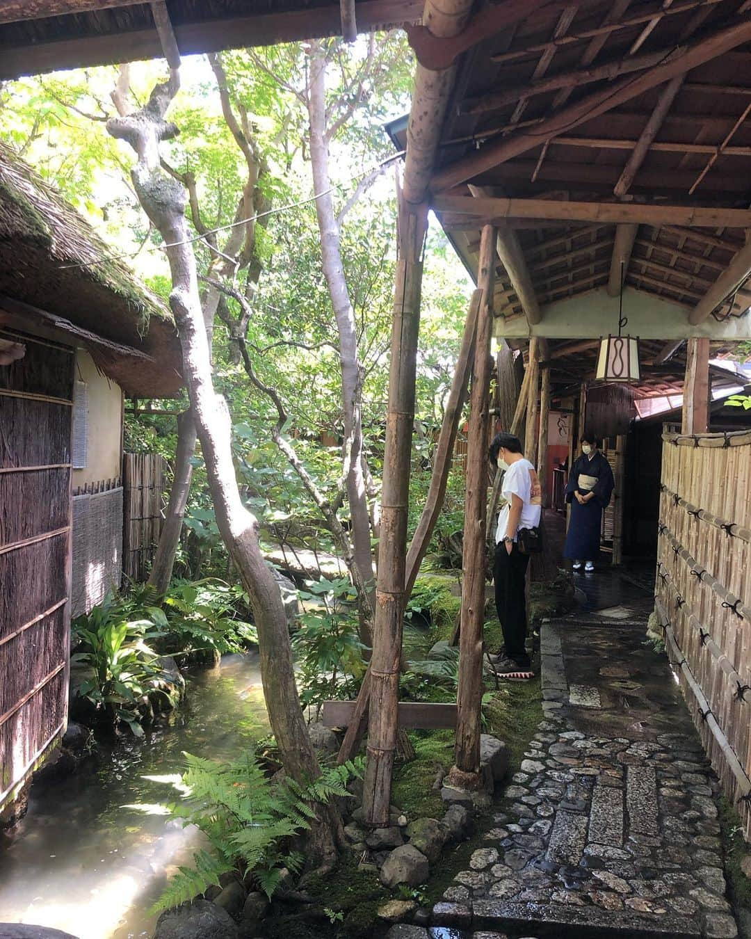 雨宮塔子さんのインスタグラム写真 - (雨宮塔子Instagram)「もう京都から戻ってきているのですが、、、。 そして3年ぶりの五山の送り火は見られなかったのですが😭  もう一度、京都旅行の備忘録。  前から行きたかった京都市京セラ美術館は、所属作品はもちろん、館内のクリーンな雰囲気が思った通り、好みでした🥰  それから、瓢亭さん❣️ 先日、日比谷のお店にまちゃこに連れて行ってもらったのですが(その節はたくさんのメッセージをありがとうございました😭)、そのまちゃこから、京都に行くならぜひ本店さんに、と強いおすすめがあり☺️  お食事といい、点在する庵や庭園の風情といい、450年続く老舗の深みは私では写真に写しきれません💦  先代当主さま、当代当主さまに庭園でお話を伺ったりして、家族で大感激したのでした。  @kyotocitykyoceramuseum  @hyoteikyoto  @shindo__masako  #まちゃこありがとう🥰 #お茶室も見せてくださり #庭園を流れる池には巨大な鯉も」8月17日 2時12分 - amemiya.toko