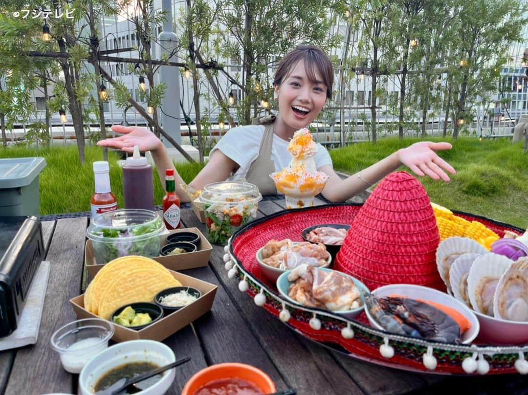 フジテレビ「めざましテレビ」さんのインスタグラム写真 - (フジテレビ「めざましテレビ」Instagram)「明日のめざましテレビは・・・ 清華キャスターの企画、「やってセイカ！」🌟  夏のアウトドア 3day's企画2日目⛺️🌻  都内アウトドアスポットで 今だけのお得情報をお届けします🍉🎠☺️  #めざましテレビ #やってセイカ #井上清華」8月17日 18時35分 - mezamashi.tv