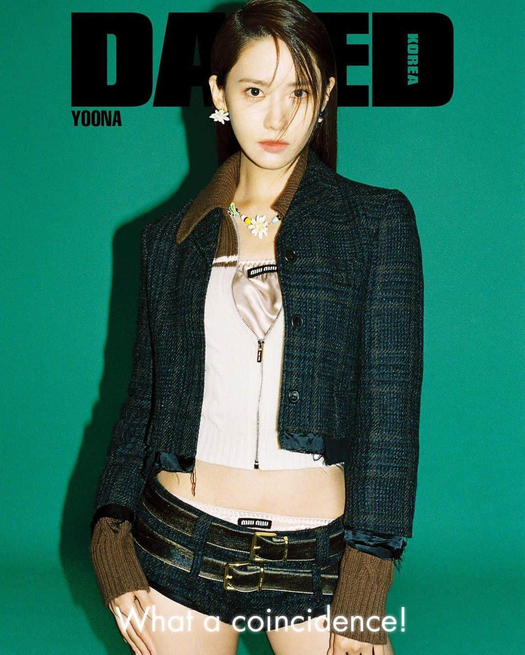 ユナさんのインスタグラム写真 - (ユナInstagram)「DAZED x MIU MIU 💛 2022.09 coming soon- @dazedkorea @miumiu」8月17日 20時17分 - yoona__lim