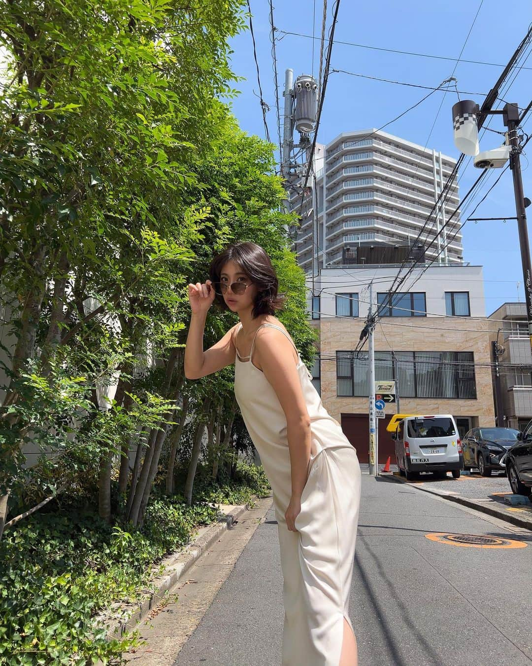 鈴木ふみ奈さんのインスタグラム写真 - (鈴木ふみ奈Instagram)「明日は楽しみにしていた収録DAY🧡 写真は撮影後で髪の毛ボンバってる私。笑  #ootd #鈴木ふみ奈 #fashion #code #高身長コーデ #ふみるっく」8月17日 22時48分 - fuminasuzuki