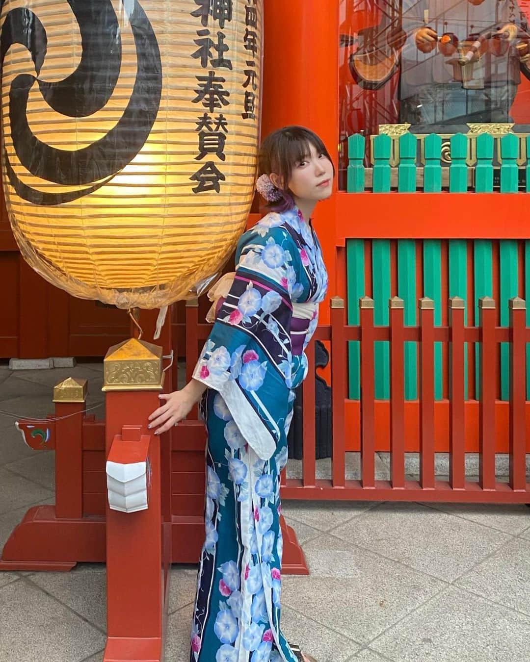 相坂優歌さんのインスタグラム写真 - (相坂優歌Instagram)「👘 戸田さんと祭りに参戦した✌️✌️ 推しのじゃがバター無かったけど、焼きそばとたこ焼きおいしかったから良し👏 浴衣これが今夏最初で最後の予感😃」8月18日 13時22分 - yuuka_aisaka