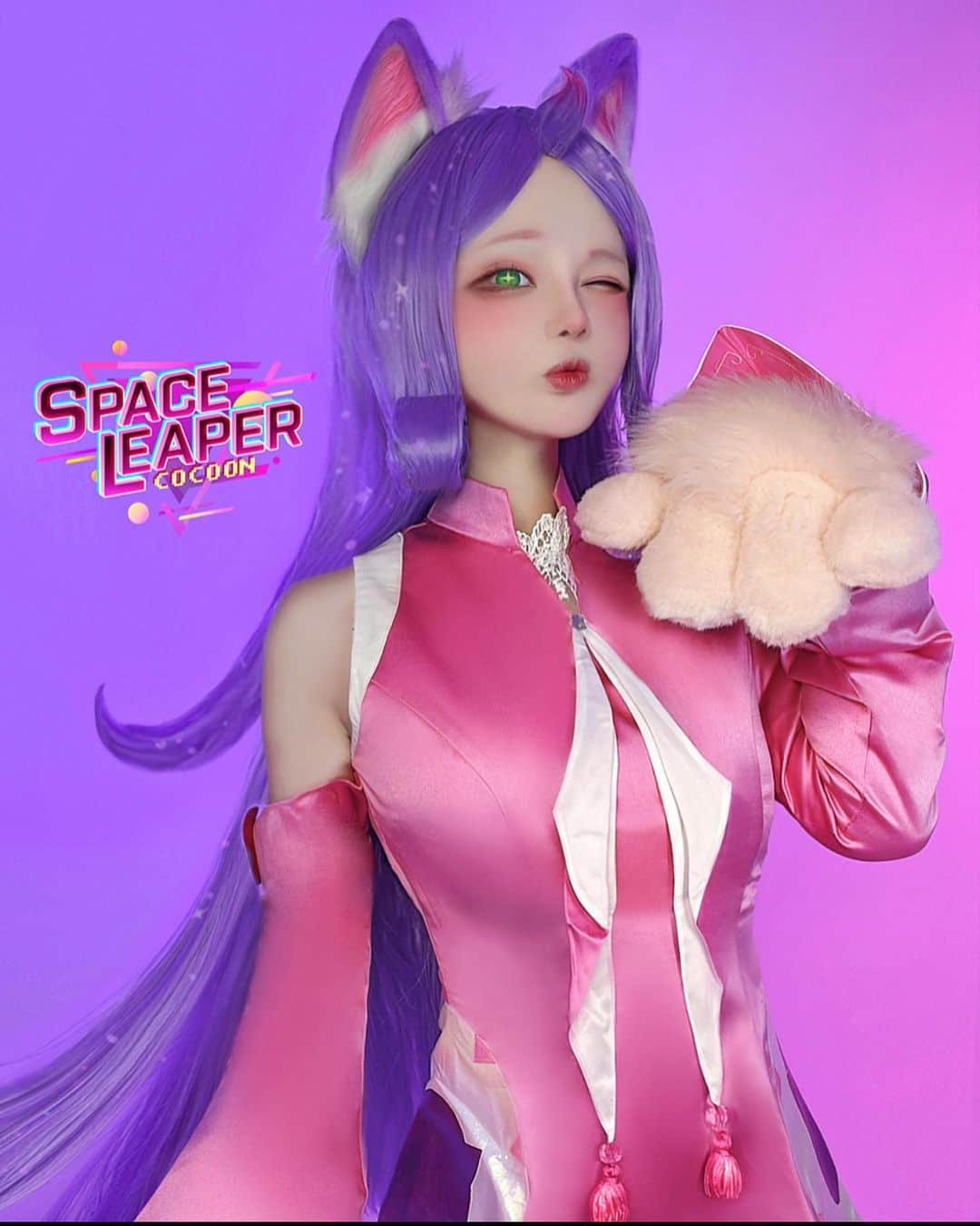 千夜未来さんのインスタグラム写真 - (千夜未来Instagram)「Space Leaper: Cocoon is here! 💗 Come support me and follow the game here: 【@space_leaper 】  #spaceleaper #doranana #cosplay #anime」8月20日 7時53分 - senyamiku