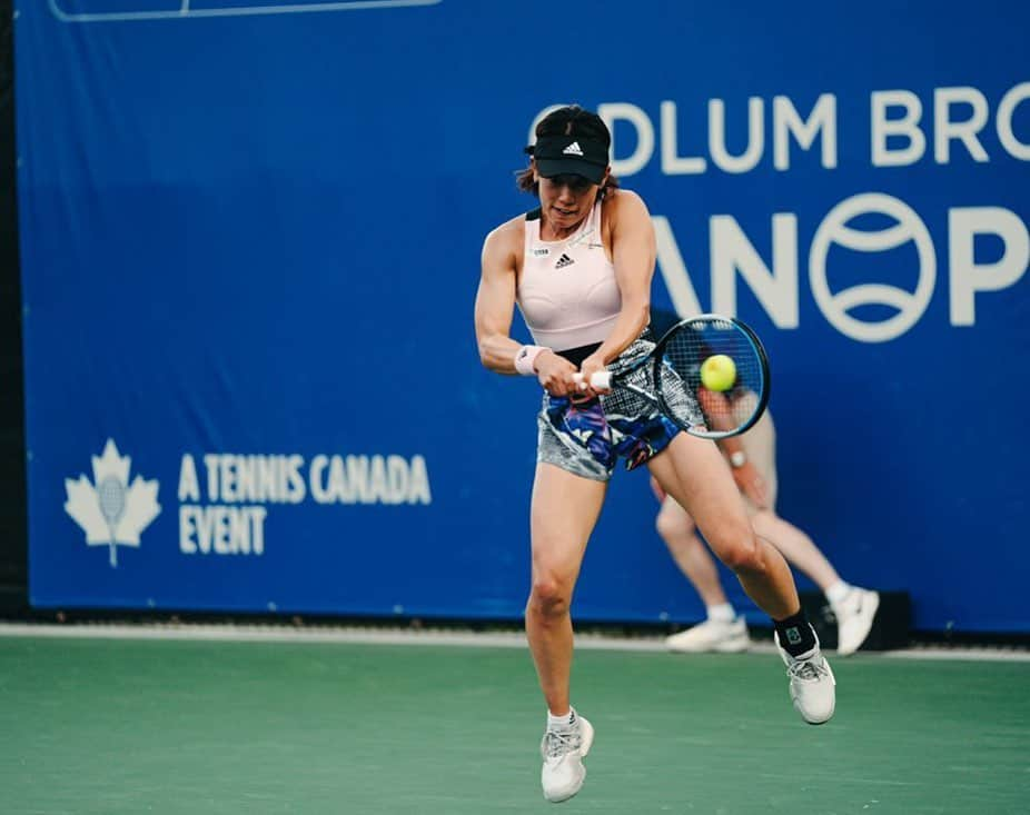 加藤未唯さんのインスタグラム写真 - (加藤未唯Instagram)「Through to the final at @vanopentennis 🔥 明日は決勝です、次こそ掴みたいです💪 #vancouver #vanopen #canada  #tennis #doubles #final #adidas #adidaswomen #wilson #バンクーバー #カナダ #テニス #ダブルス  #アディダス #ウイルソン #明日は #決勝」8月20日 13時56分 - miyukato1121