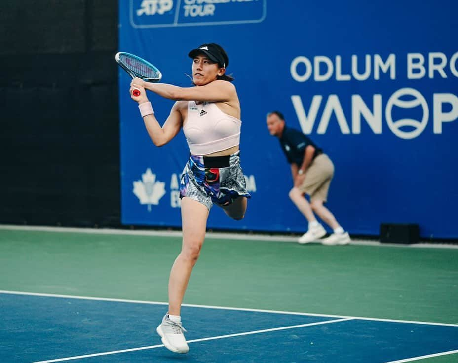 加藤未唯さんのインスタグラム写真 - (加藤未唯Instagram)「Through to the final at @vanopentennis 🔥 明日は決勝です、次こそ掴みたいです💪 #vancouver #vanopen #canada  #tennis #doubles #final #adidas #adidaswomen #wilson #バンクーバー #カナダ #テニス #ダブルス  #アディダス #ウイルソン #明日は #決勝」8月20日 13時56分 - miyukato1121