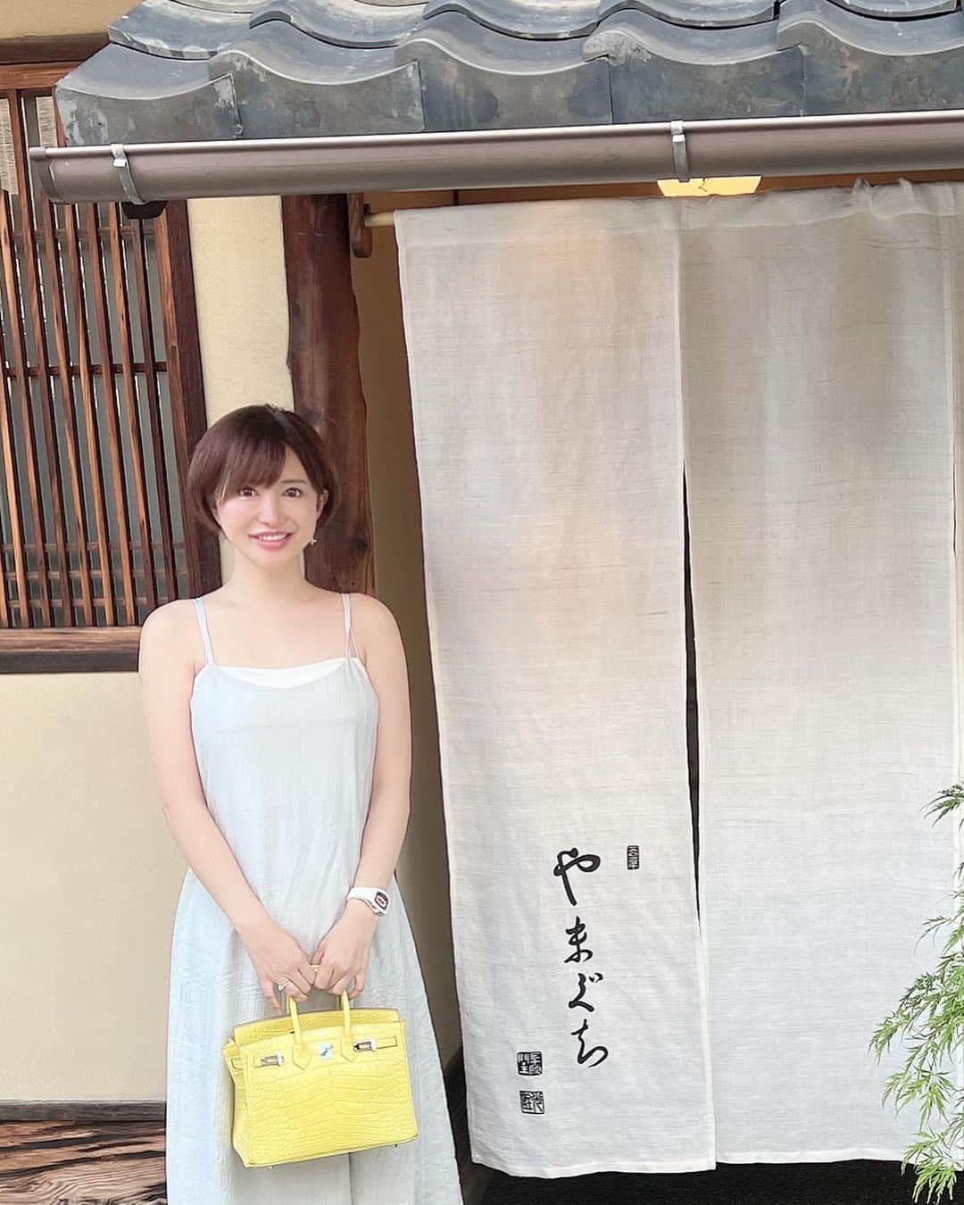 里美ゆりあさんのインスタグラム写真 - (里美ゆりあInstagram)「京都のやまぐちさんに行ってきました😊  久しぶりのグルメ遠征🚄  #gourmet #グルメ #やまぐち #京都 #日帰り #里美ゆりあ #hermes  #バーキン25  #クロコダイル  #birkin」8月21日 18時23分 - satomiyuria