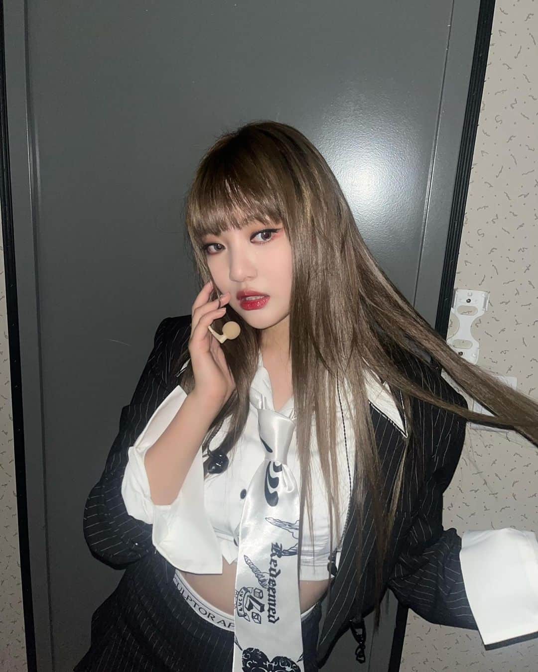 aespaさんのインスタグラム写真 - (aespaInstagram)「🖤💀  #aespa #NINGNING  #SMTOWN #SMCU_EXPRESS #SMTOWNLIVE #SMTOWN2022_SUWON」8月21日 21時48分 - aespa_official