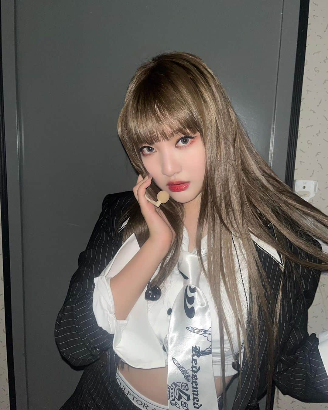 aespaさんのインスタグラム写真 - (aespaInstagram)「🖤💀  #aespa #NINGNING  #SMTOWN #SMCU_EXPRESS #SMTOWNLIVE #SMTOWN2022_SUWON」8月21日 21時48分 - aespa_official