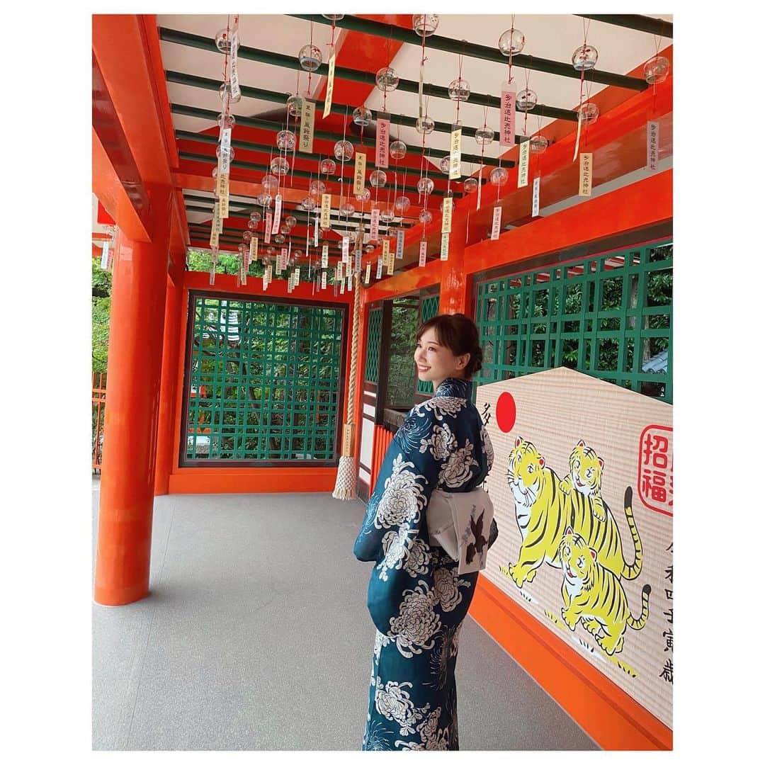 大塚愛さんのインスタグラム写真 - (大塚愛Instagram)「夏を纏う🎐  AIO  #浴衣 #夏 #和 #fashion」8月23日 17時10分 - aiotsuka_official