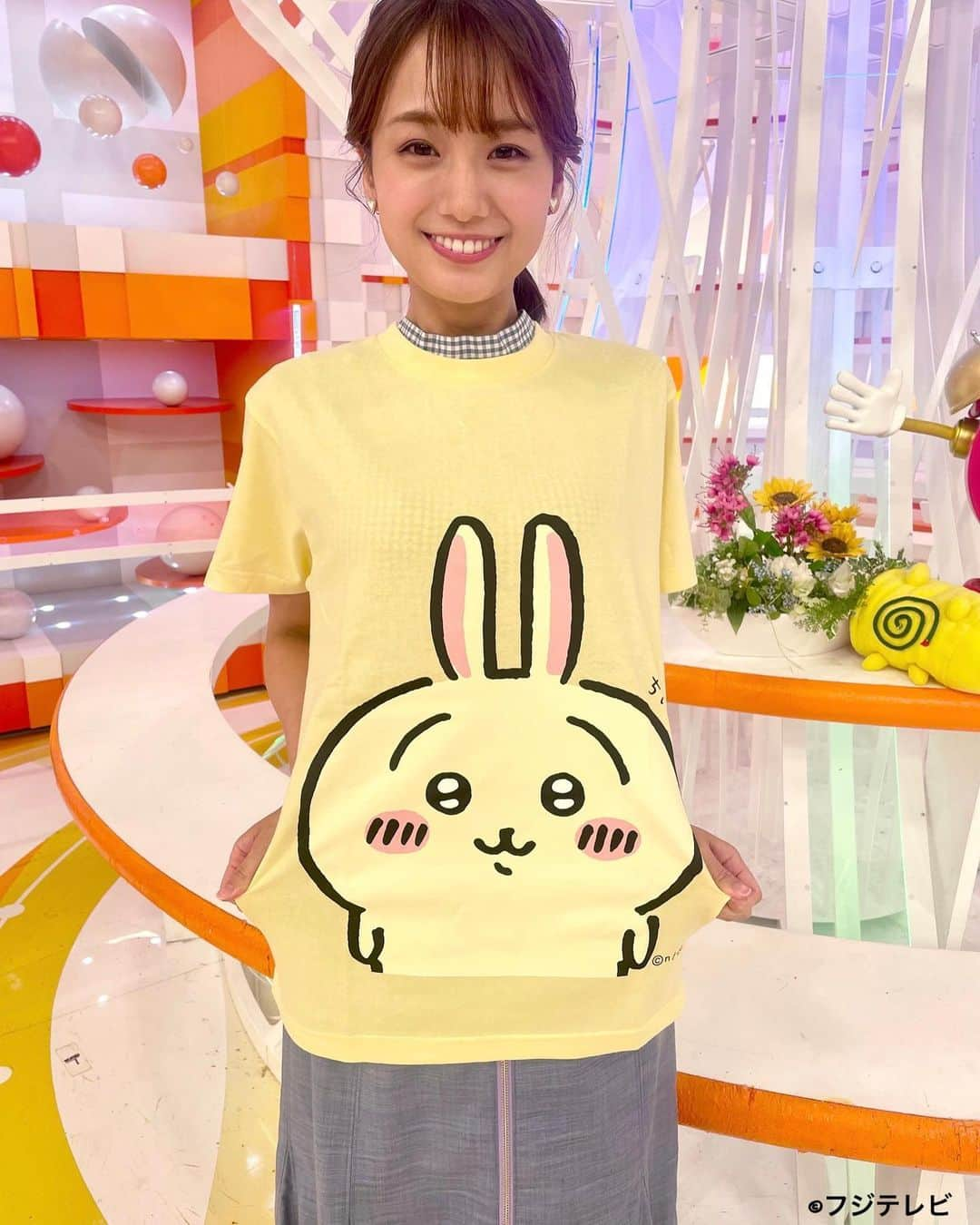 フジテレビ「めざましテレビ」さんのインスタグラム写真 - (フジテレビ「めざましテレビ」Instagram)「【バーチャル冒険アイランド ちいかわTシャツプレゼントTwitter企画✨】  スマホアプリ「バーチャル冒険アイランド」のアバター着せ替えデジタルグッズとして大人気のちいかわTシャツ👕  こちらが同じデザインで本物のちいかわTシャツとしても登場しています❗️ 今回の企画では以下の条件を満たした方の中から抽選で各種10名様に当たるプレゼントキャンペーンを実施😆👕  #ちいかわ冒険アイランド キャンペーン🌈  ① イベント公式Twitter @fujitvodaiba をフォロー ②プレゼント企画の投稿をRT ③ アプリ#バーチャル冒険アイランド にてちいかわグッズを着用した写真を撮影📷💗 ④写真と ＃ちいかわ冒険アイランド のハッシュタグをセットでTwitterに投稿🤳  どしどしご応募ください✨  【注意事項】 ※こちらの写真のぬいぐるみは付いてきません。 ※応募いただいた写真内で着用しているTシャツと同色のプレゼントとなります。 ※当選者への連絡はイベント公式Twitter（@fujitvodaiba）のDMからのみ行います。 ※非公開アカウントでのご参加は抽選対象外となります。 ※応募期間は8月28日24:00迄となります。」8月25日 9時54分 - mezamashi.tv