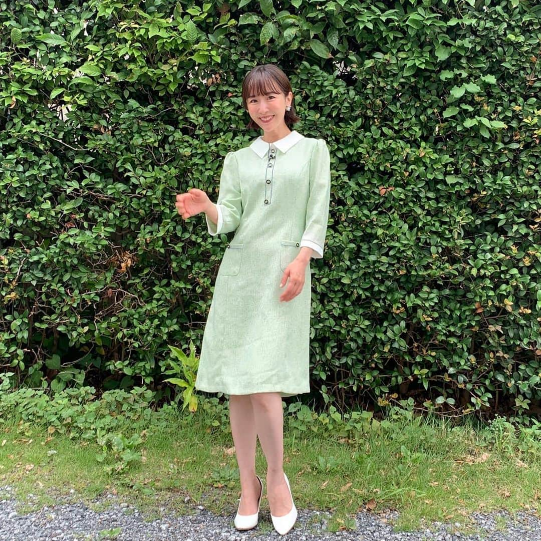 山川恵里佳さんのインスタグラム写真 - (山川恵里佳Instagram)「収録衣装🦖❤︎  ワンピ @attrangs_japan  ピアス @vatsurica   @stylia_official   💚  #ポーズが定まらないタレント」8月26日 20時24分 - erika_3_official