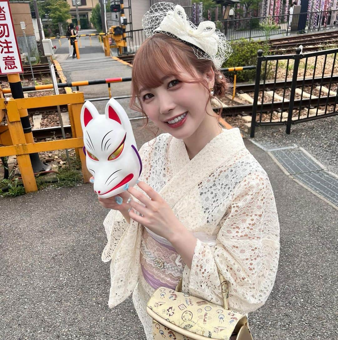 ふくれなさんのインスタグラム写真 - (ふくれなInstagram)「京都行って浴衣着れた🍡✨」8月27日 23時06分 - fukurena