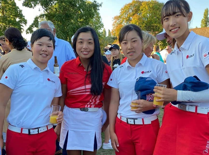 馬場咲希さんのインスタグラム写真 - (馬場咲希Instagram)「【World Amateur Team Championship】  Thank you to JGA team who brought us here.   Team Total -12 3T  individual 74.67.69.70(total -6) 4T  I'm very  disappointed that both scores were 1 shot behind. But more than that, it was very fun. I will do my best to compete here again.   澪空ちゃん、美月ちゃんありがとうございました😽本当に楽しかったー！！  応援してくれたみなさんありがとうございました😊  #watc  #bridgestone #bridgestonegolf #1piu1uguale3 #trussputter #underarmour #青梅ゴルフ倶楽部 #フォレスト鳴沢ゴルフカントリークラブ #gmg八王子ゴルフ場 #村田忠男 #ゴルフ女子 #ゴルフ #ゴルフ好きな人と繋がりたい #スポーツ #sports #golf」8月30日 0時41分 - teba_.425