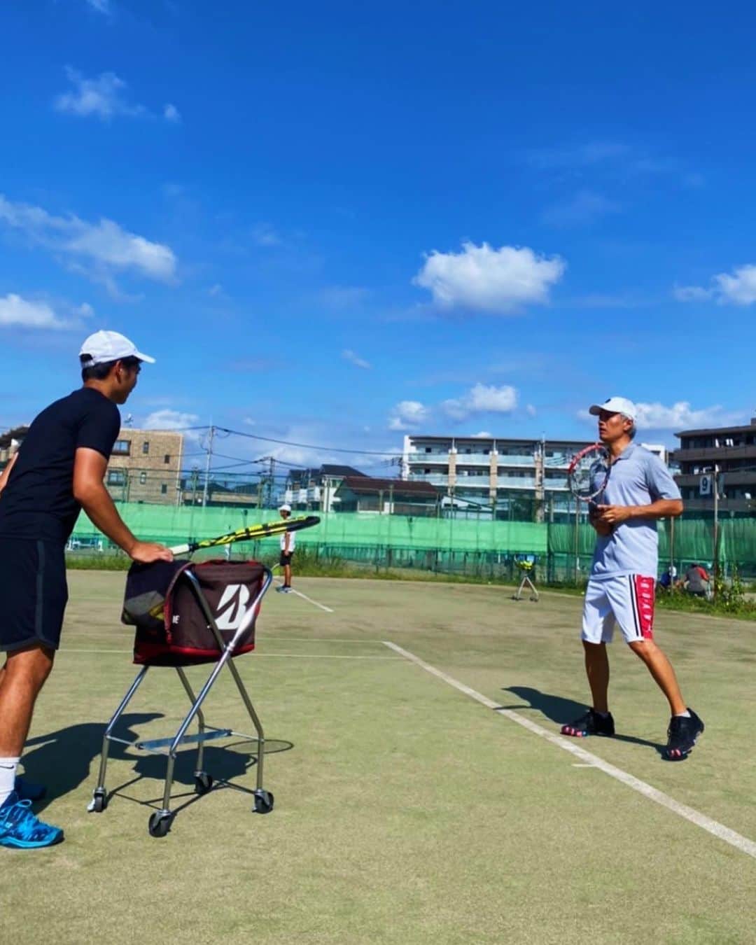 押尾学さんのインスタグラム写真 - (押尾学Instagram)「#tennis #練習中」8月30日 15時59分 - manabuoshio_official