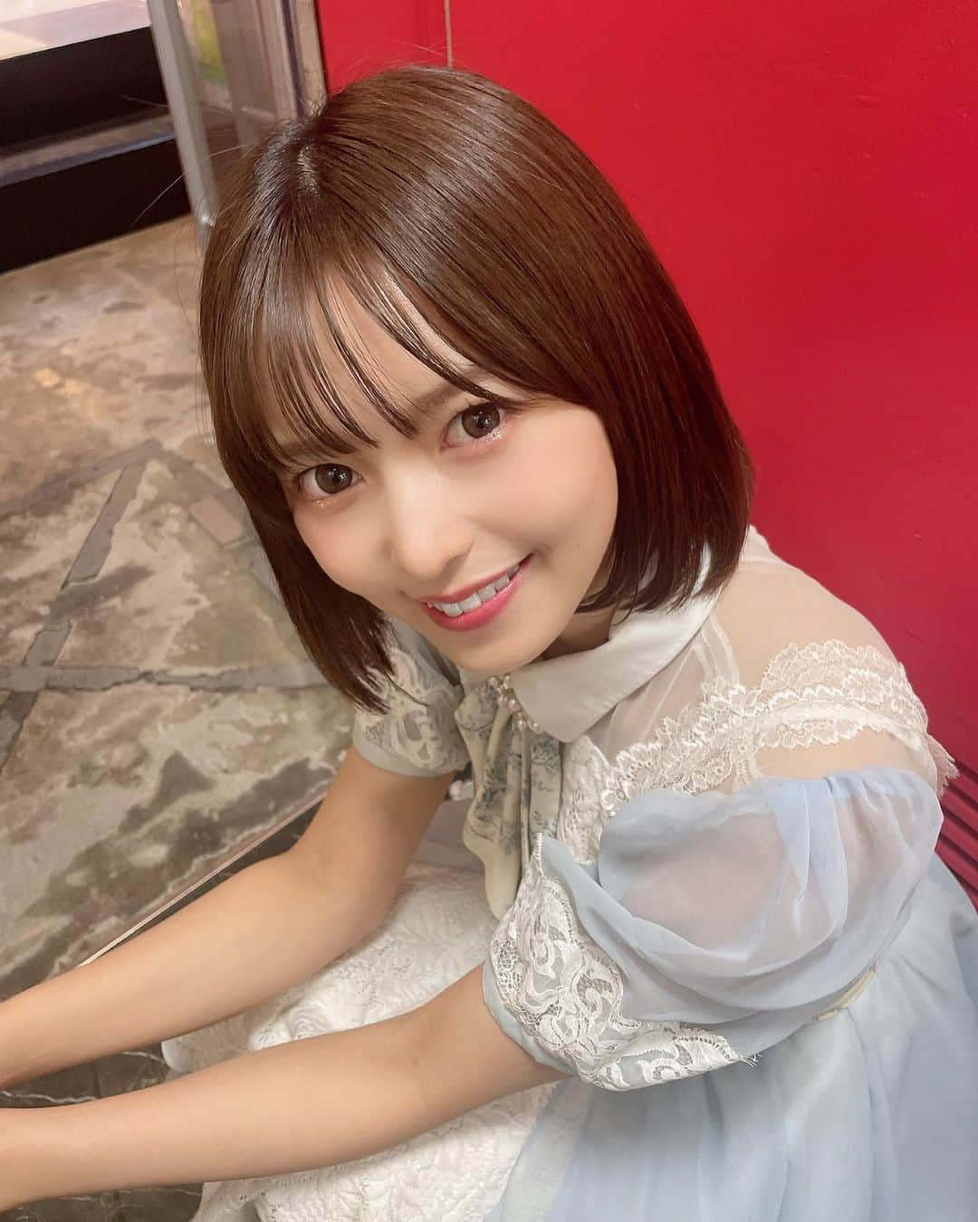 新井椎夏さんのインスタグラム写真 - (新井椎夏Instagram)「徐々に笑っていく人🥰」9月4日 23時22分 - elsy_shiina