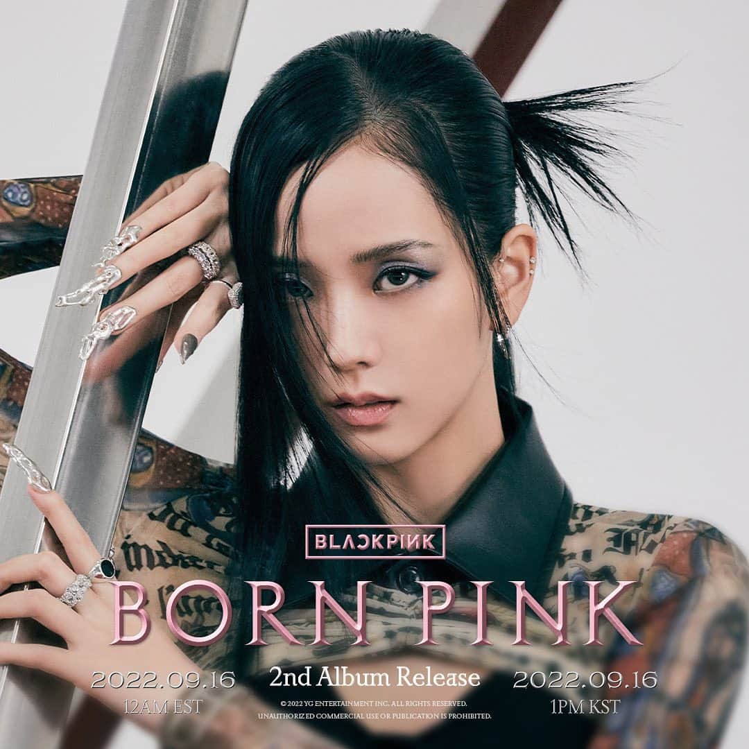 ロゼさんのインスタグラム写真 - (ロゼInstagram)「💿 BORN PINK 2nd Album Release Sep 16 💿  12am EST, 1pm KST   💕」9月6日 0時15分 - roses_are_rosie