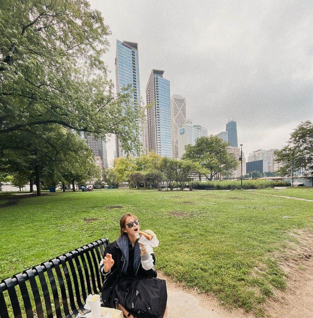 コ・アラさんのインスタグラム写真 - (コ・アラInstagram)「#Hi ❤️💕#건강하세요 ♥️🙏💕😍#From#Chicago ♥️💕」9月6日 12時58分 - ara_go_0211