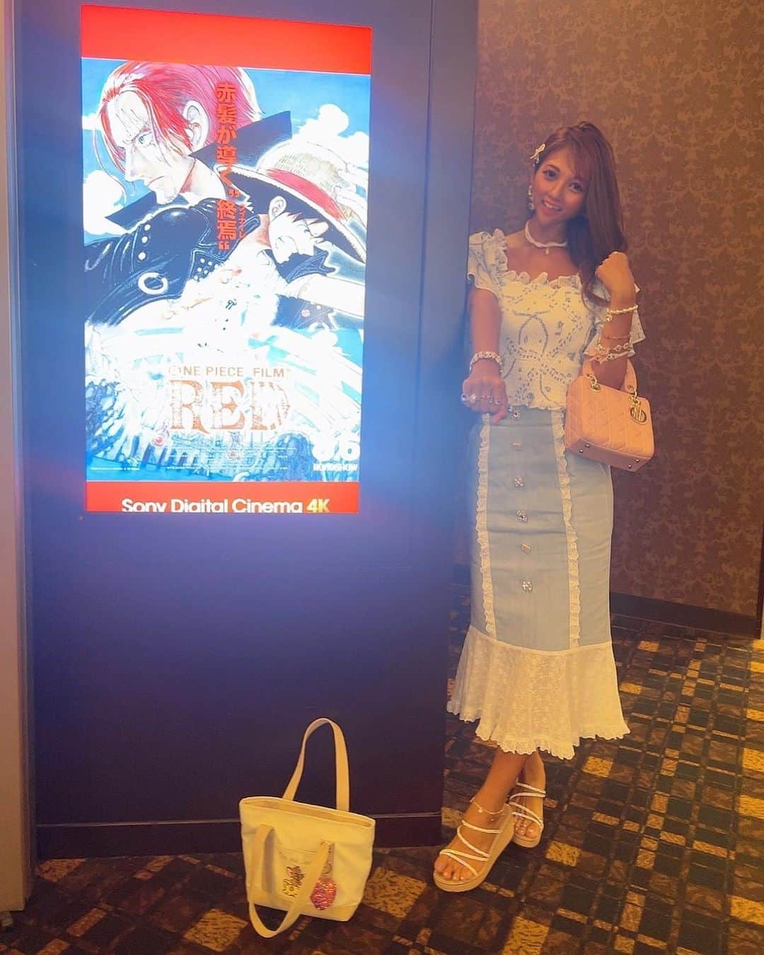 神谷麻美さんのインスタグラム写真 - (神谷麻美Instagram)「#ゴムゴム の〜💖👊👸👒💖🌈💖✨   #onepiece の映画見たぁ💖🥰💖✨  #シャンクス 様ぁ💖🦄💖🌈💖✨   #新時代 ❤️‍🔥💖❤️‍🔥💖❤️‍🔥💖」9月6日 21時32分 - asamice428