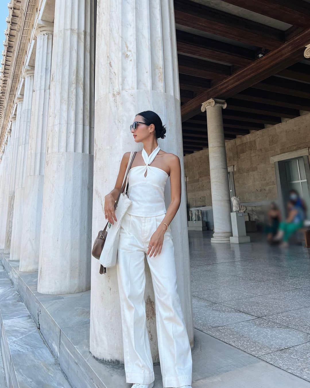 山賀琴子さんのインスタグラム写真 - (山賀琴子Instagram)「Athens day2 outfit 🕊」9月6日 22時36分 - kotokoyamaga