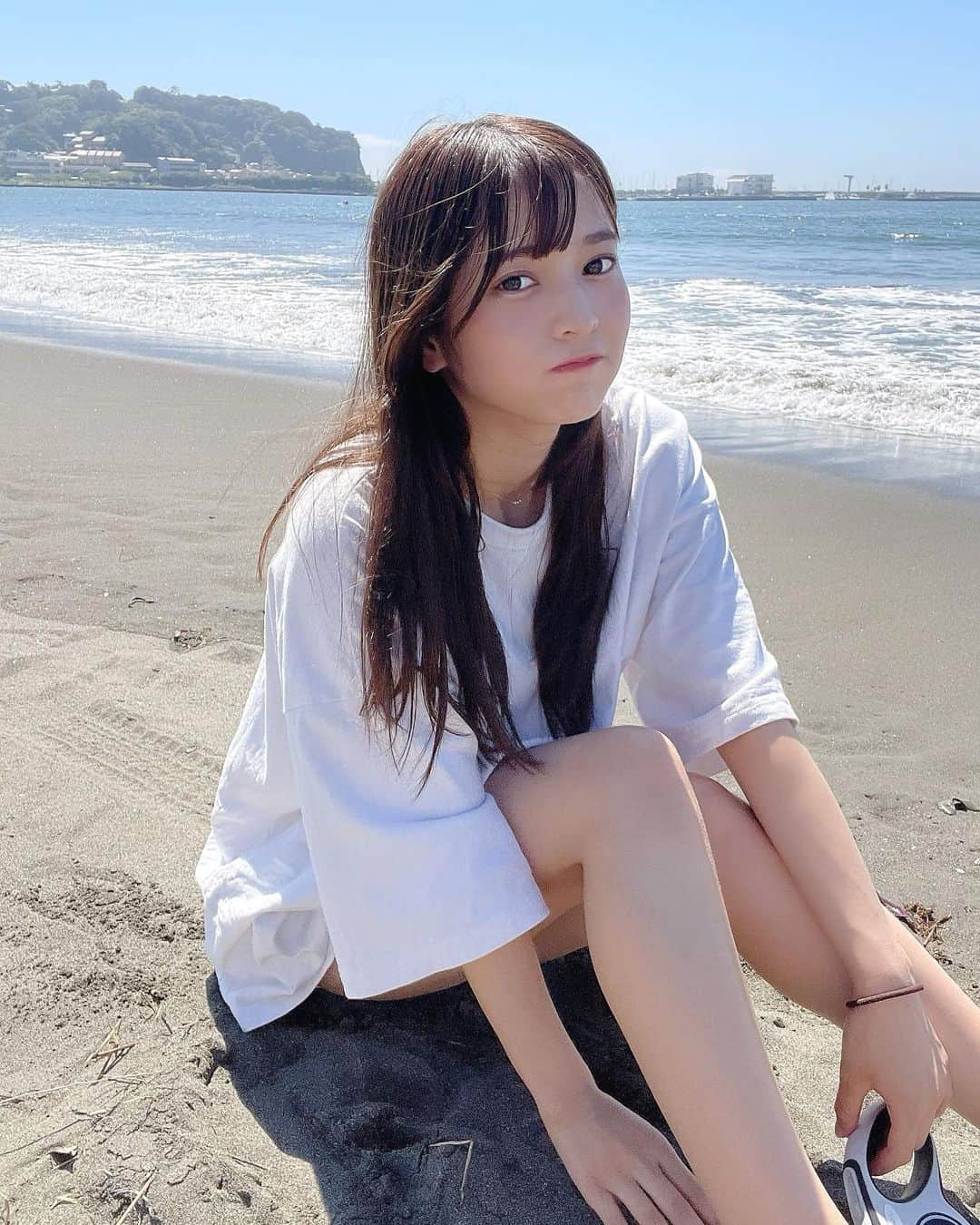 黒嵜菜々子さんのインスタグラム写真 - (黒嵜菜々子Instagram)「海！！！！」9月7日 20時39分 - kurosaki0516