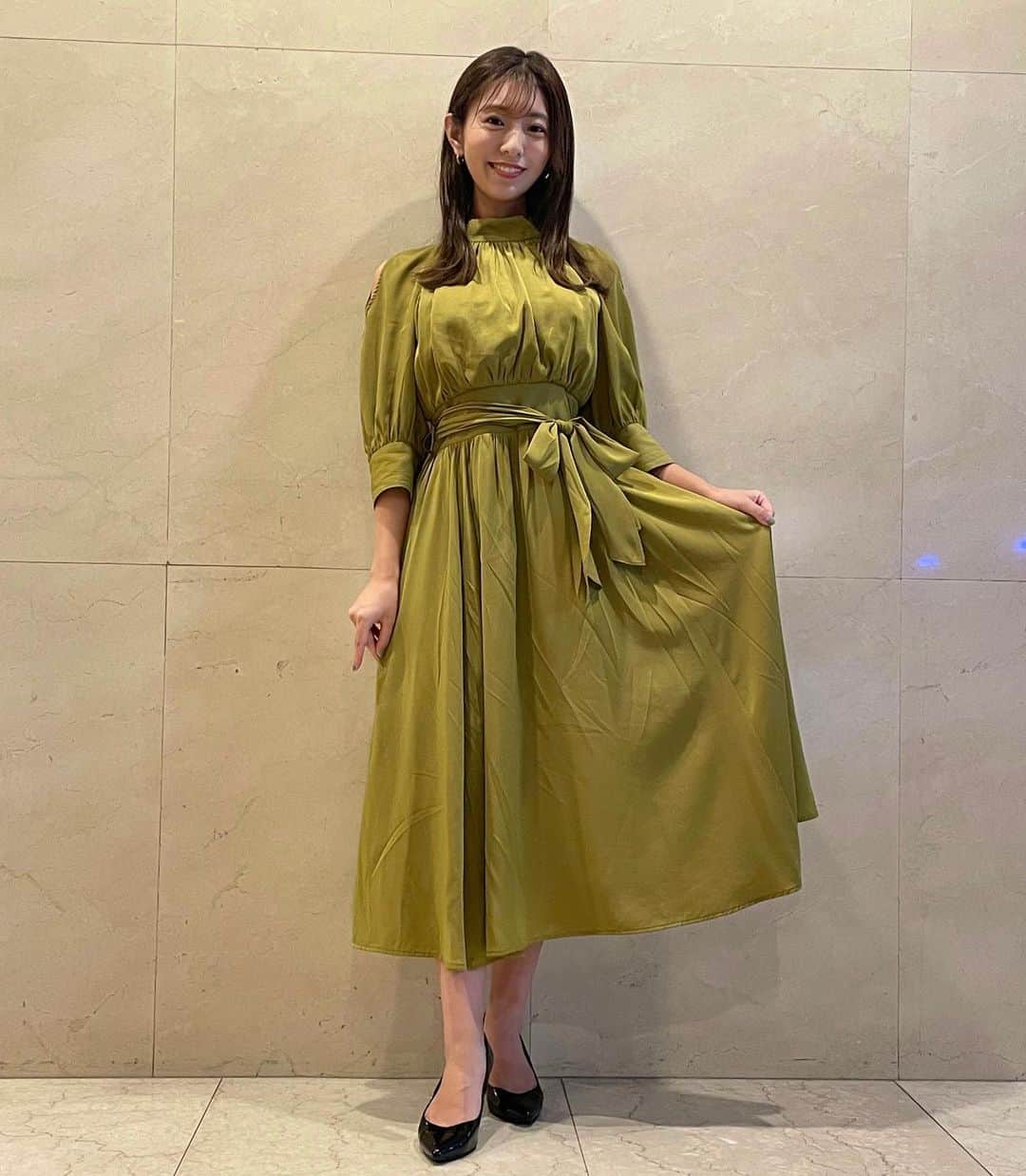 白戸ゆめのさんのインスタグラム写真 - (白戸ゆめのInstagram)「👗 . #東京インフォメーション #衣装 今週も宜しくお願いします🥺💓」9月7日 21時46分 - yumeno.s_