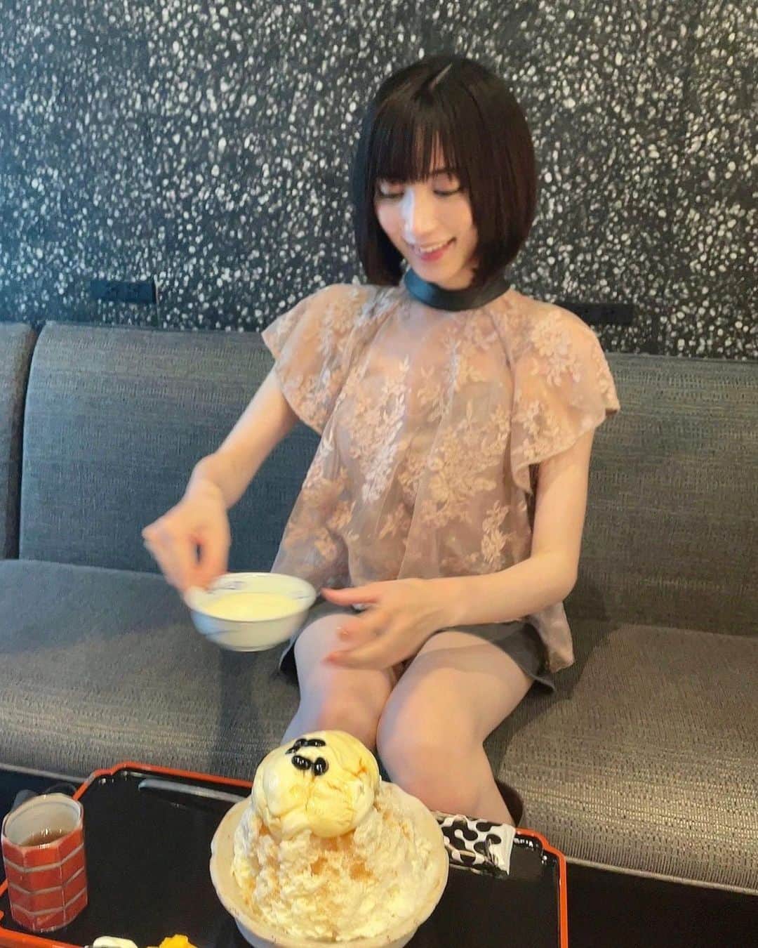 光宗薫さんのインスタグラム写真 - (光宗薫Instagram)「冬用布団のようなチーズクリー厶(◜ᴗ◝ )笑顔になる   最近は来月再来月の準備日続きだけど、たまに美味しいもの食べれると幸せを感じます」9月9日 18時46分 - mtmnkor