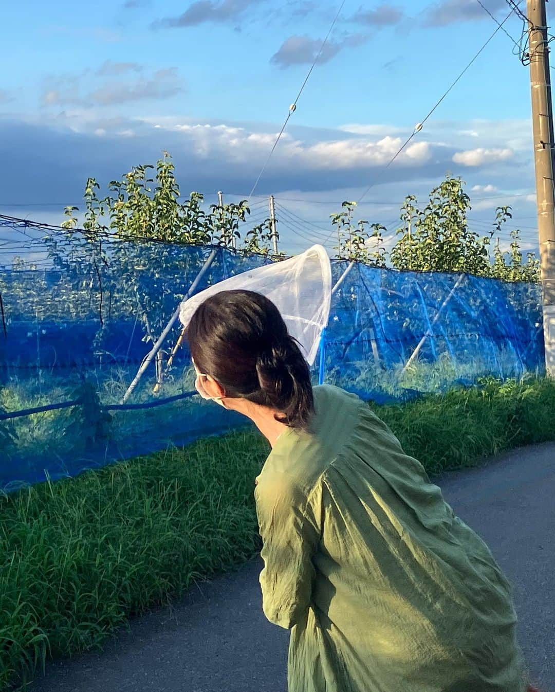 宮崎美子さんのインスタグラム写真 - (宮崎美子Instagram)「夏の思い出  虫取り  緑の中に、黒、白模様の映える昆虫  かみきり虫かな…  群馬県高崎市にて  #群馬県#高崎市#虫取り #昆虫 #かみきりむし」9月10日 11時52分 - miyazakiyoshiko.official