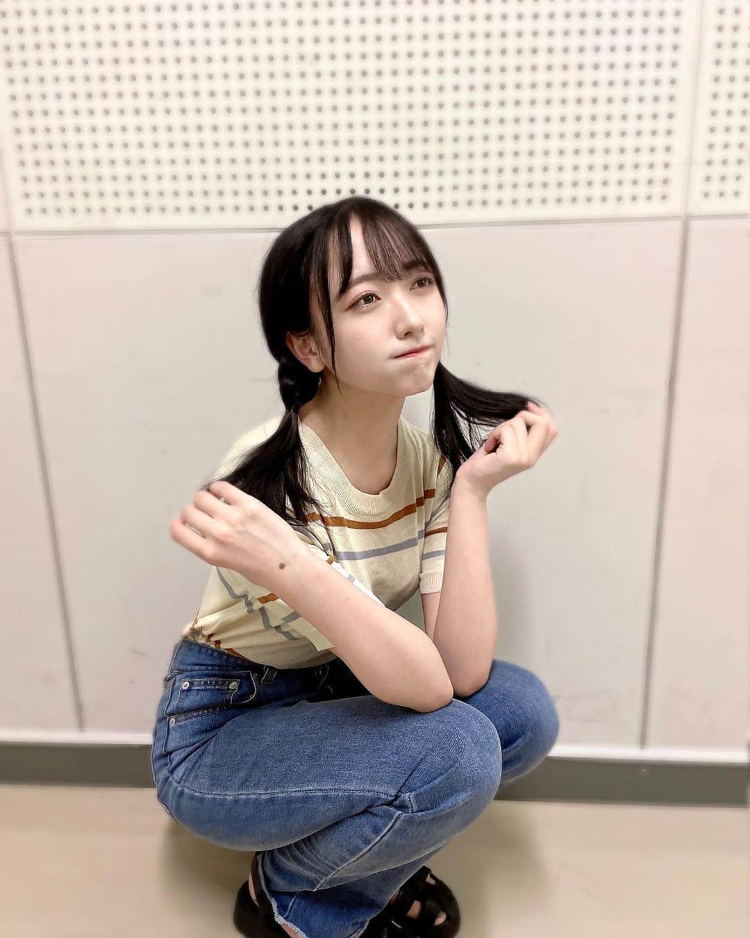 石田千穂さんのインスタグラム写真 - (石田千穂Instagram)「久しぶりにツイン系のアレンジした日！ #ヘアアレンジ #STU48 #石田千穂」9月11日 12時54分 - chiho_ishida