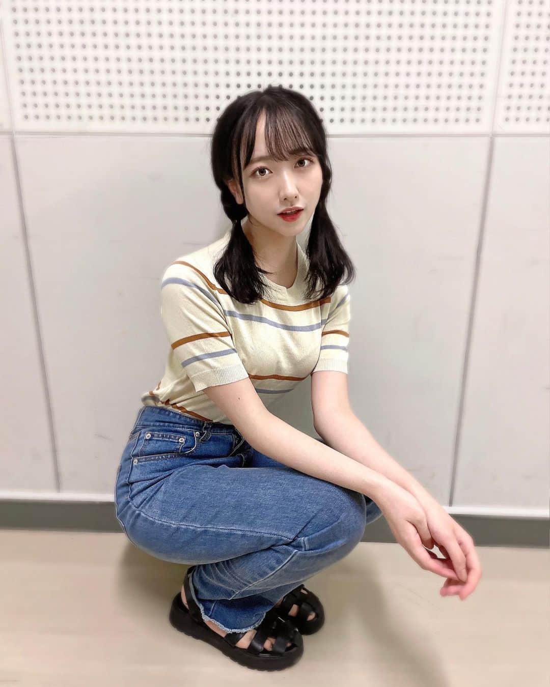 石田千穂さんのインスタグラム写真 - (石田千穂Instagram)「久しぶりにツイン系のアレンジした日！ #ヘアアレンジ #STU48 #石田千穂」9月11日 12時54分 - chiho_ishida