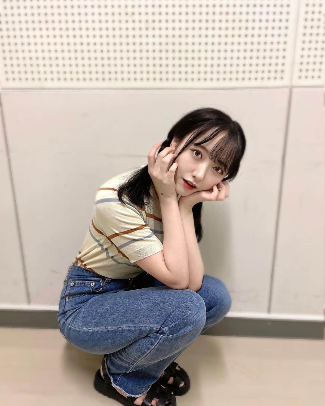 石田千穂さんのインスタグラム写真 - (石田千穂Instagram)「久しぶりにツイン系のアレンジした日！ #ヘアアレンジ #STU48 #石田千穂」9月11日 12時54分 - chiho_ishida