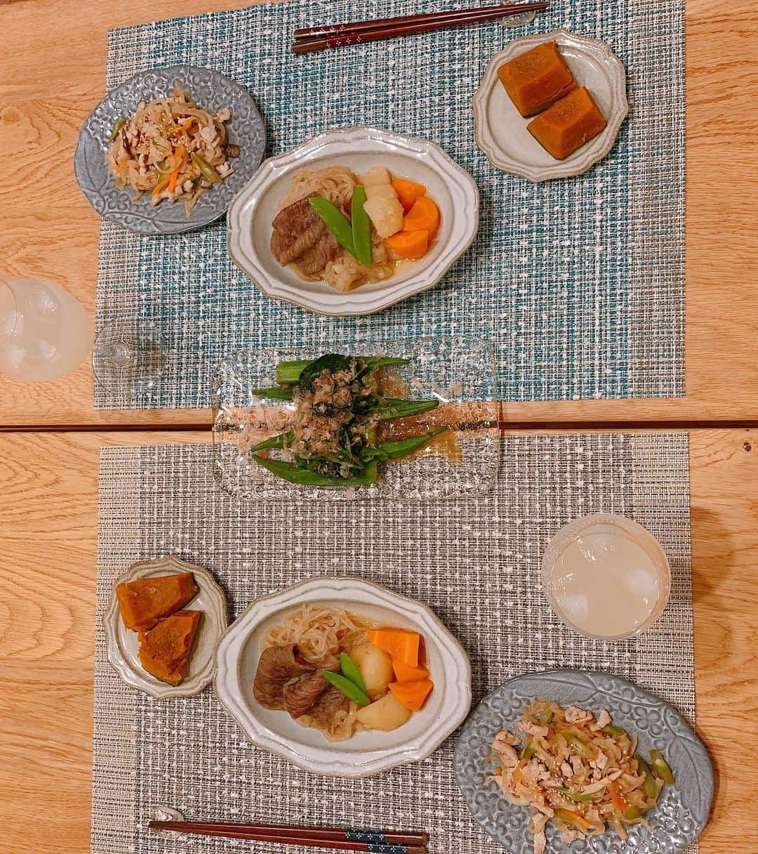 中村ゆりかさんのインスタグラム写真 - (中村ゆりかInstagram)「友達とご飯を作りました🌙 まったり食べて和やかな時間。 皆さんは夜ご飯食べたかな？  #夜ご飯 #友達 #和食」9月12日 19時36分 - yurikanakamura_official
