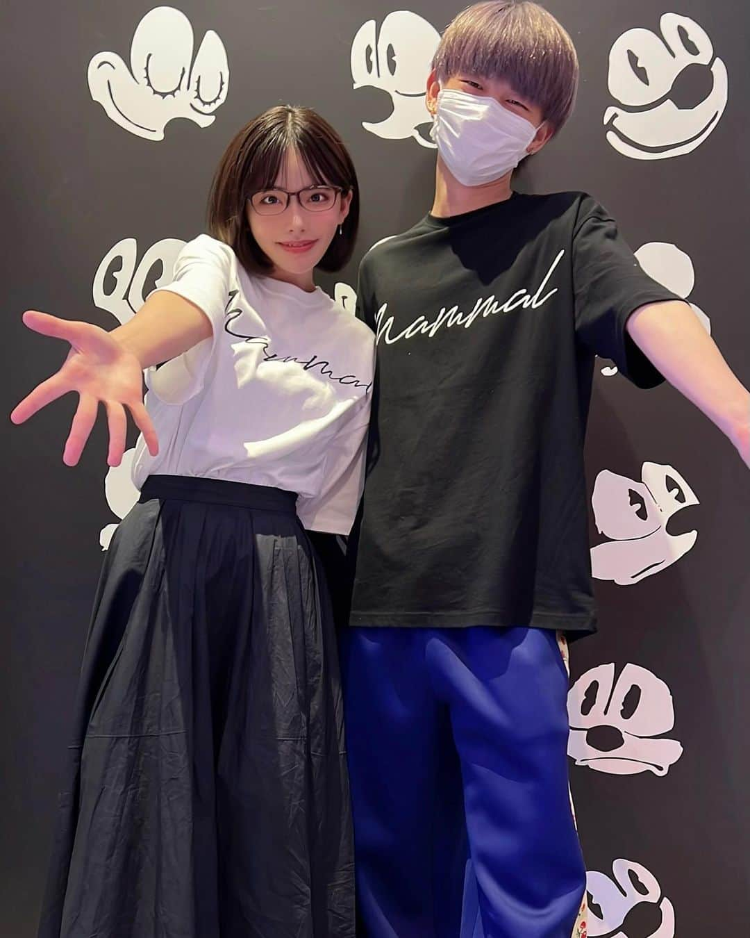 深田えいみさんのインスタグラム写真 - (深田えいみInstagram)「ジュキヤの「mammal 」ポップアップ行ってきました！！  洋服のデザイン可愛すぎた！！！🥺🤍  YouTubeも撮ったので今度上がったら見てね！🙏🤍」9月16日 19時25分 - eimi0318