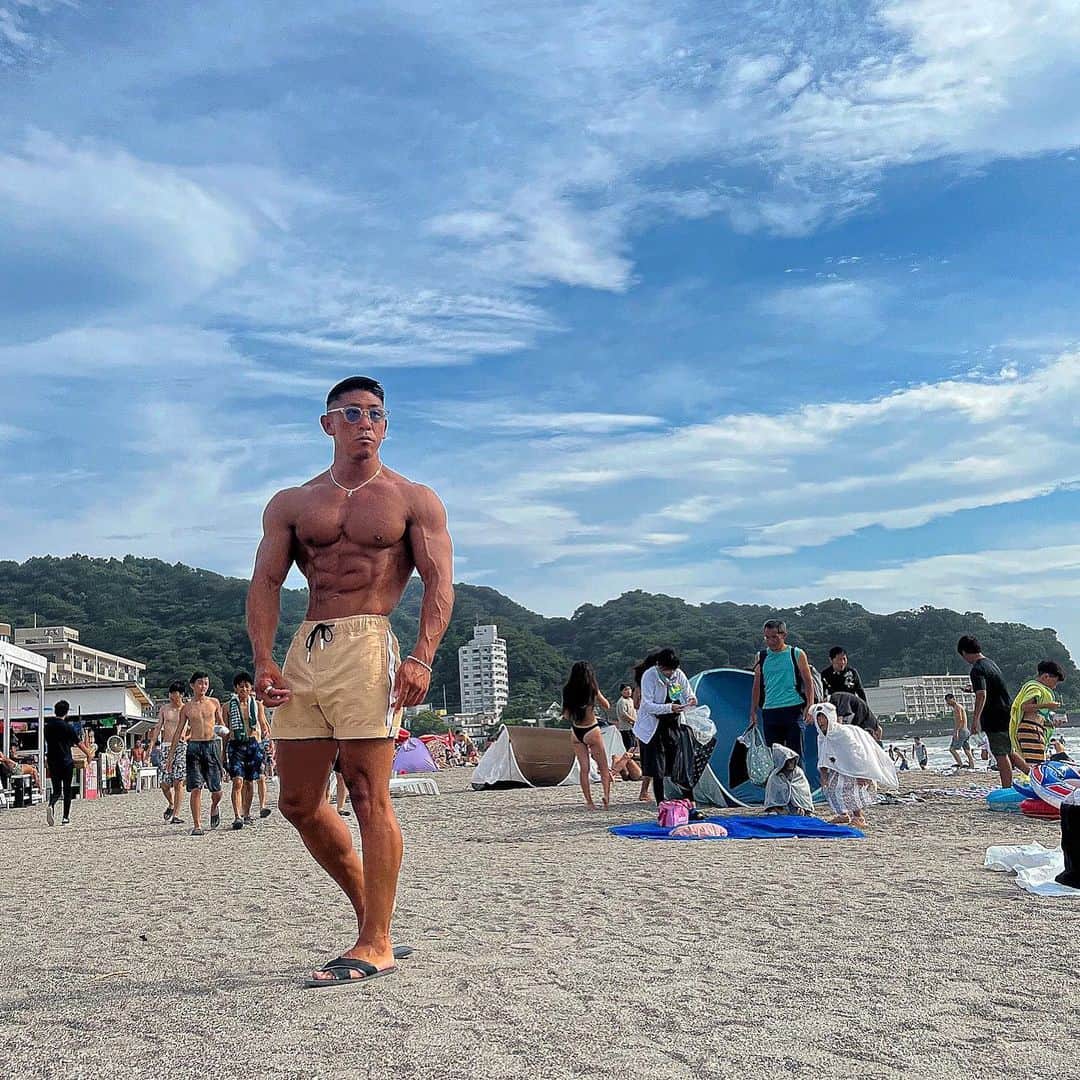 寺島遼さんのインスタグラム写真 - (寺島遼Instagram)「暑い時期もおわったなー🤣🌊  プロクオリファイまで2ヶ月切った😤 さー本気で行くよ」9月16日 21時07分 - ryo_fitness_jp