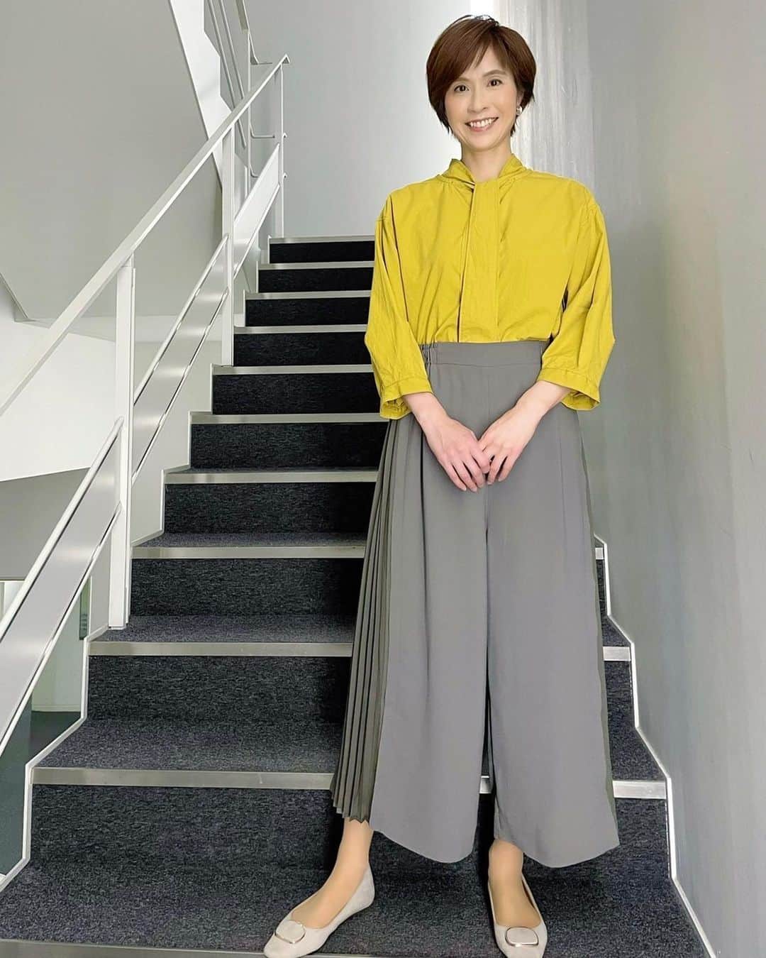 今村涼子さんのインスタグラム写真 - (今村涼子Instagram)「#衣装#エトレリー #気象予報士#気象キャスター #Jチャン#Jチャン天気」9月16日 21時08分 - ryoko.imamu