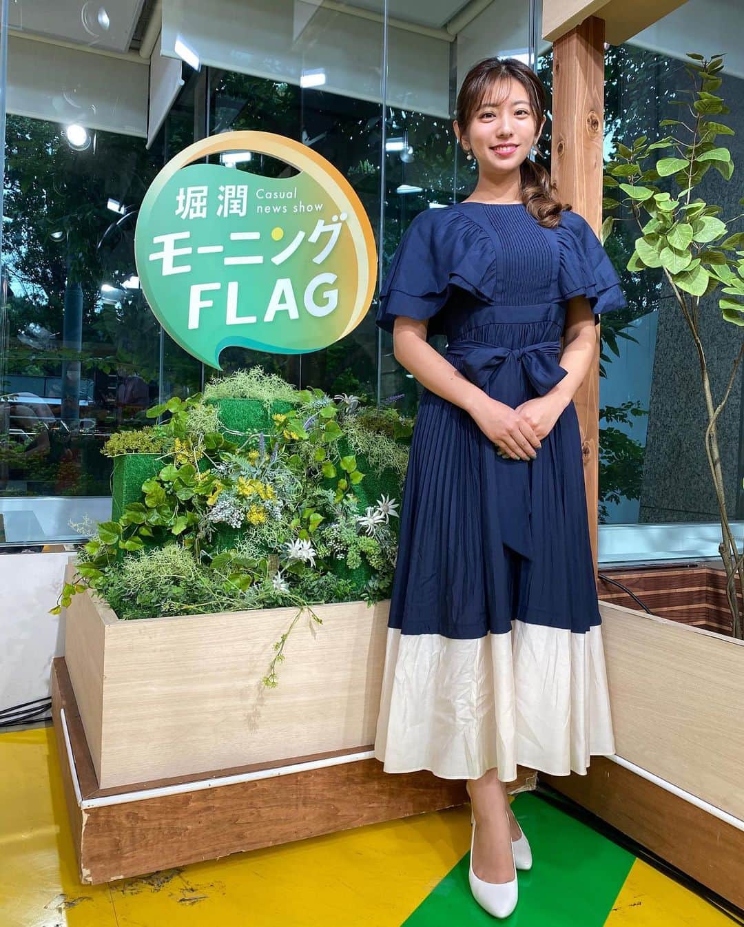 白戸ゆめのさんのインスタグラム写真 - (白戸ゆめのInstagram)「👗 . #東京インフォメーション #衣装 AKB48時代から大好きで 写真集も持っている #小嶋陽菜 さんのブランド #herlipto を着用させていただきました💕 細かいディテールが可愛かった さすがこじはるさんでした🥺」9月18日 10時13分 - yumeno.s_