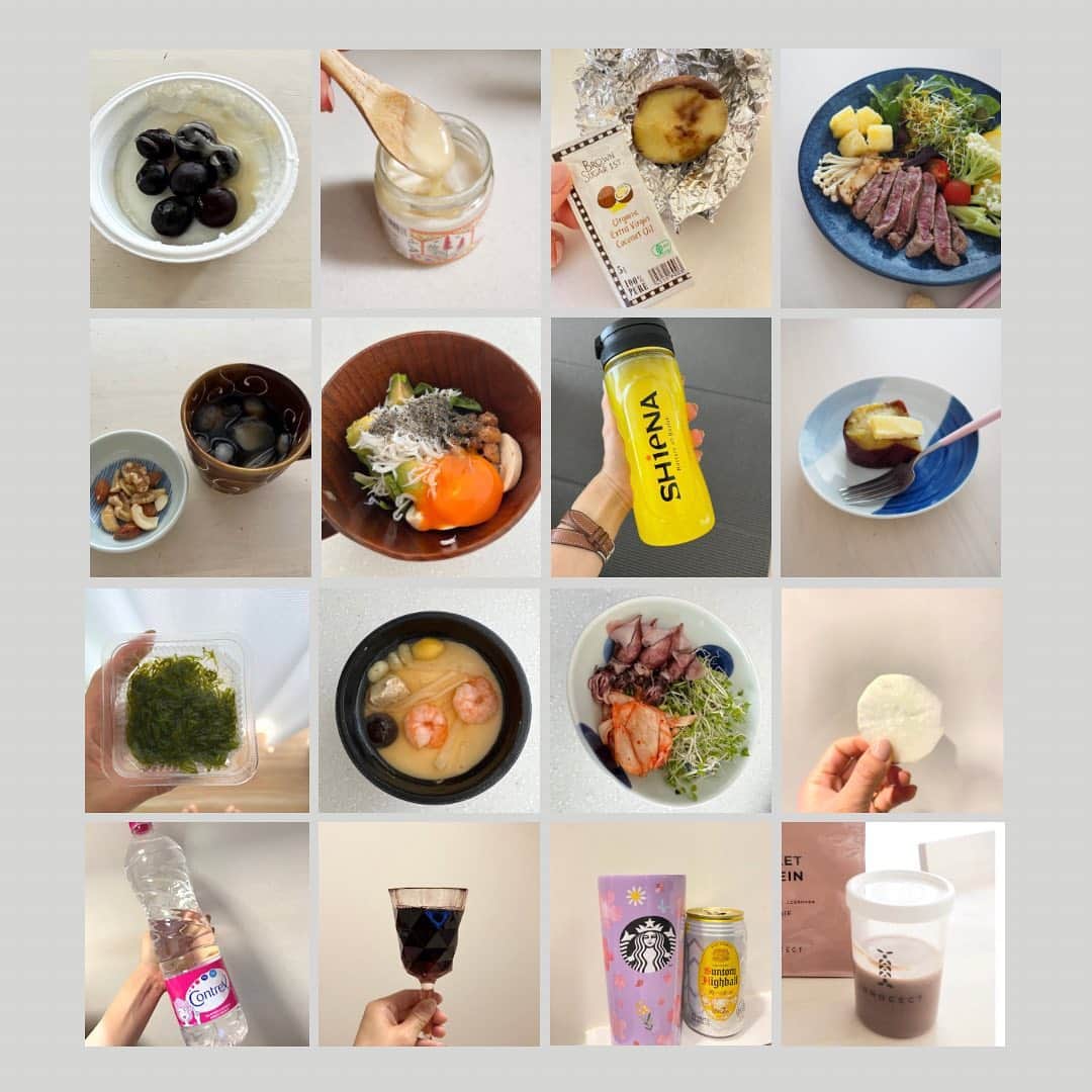 権田裕美さんのインスタグラム写真 - (権田裕美Instagram)「. たくさんご質問いただいていた、 私のとある日の1日の食事記録をまとめてみました✨  朝昼夜間食とざっくりまとめましたが、 ずっと食べていたいタイプなので ちょこちょこ時間をずらして食べています♪  みなさんが毎日のスウィーツをやめられないように、 私は晩酌のための食育であり 日々のトレーニングです🥰❤️  . . . . . . . . . . . . . . . . . . . . #1日の食事 #インナービューティー#食育#ノーファンデ#ノーファンデ生活#ノーファンデ肌#ノーファンデお肌 #食育#食べ方#抗酸化力#抗酸化作用#アンチエイジング#アンチエイジングケア #アンチエイジング効果#素肌 #活性酸素#ミトコンドリア#肌質改善#吹き出物#ニキビケア #毛穴ケア#腸活#便秘解消#便秘改善」9月18日 22時22分 - yumigonda