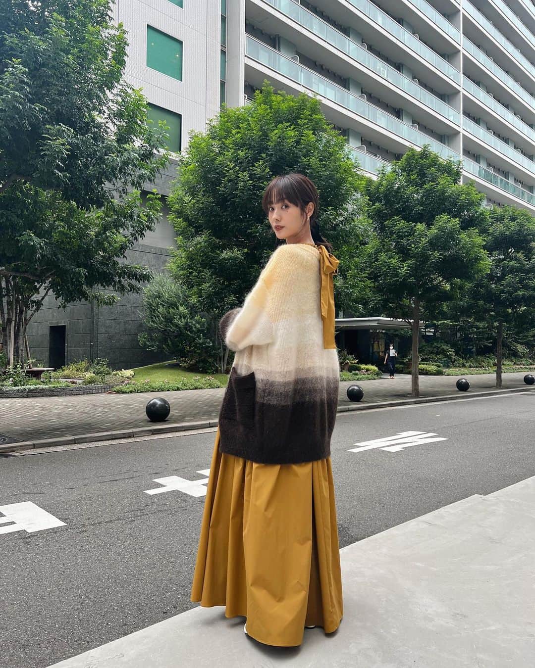 前田希美（まえのん）さんのインスタグラム写真 - (前田希美（まえのん）Instagram)「今日のお洋服お気に入り🐤   #のんの私服 #code #fashion #ootd」9月23日 23時16分 - maeda_nozomi