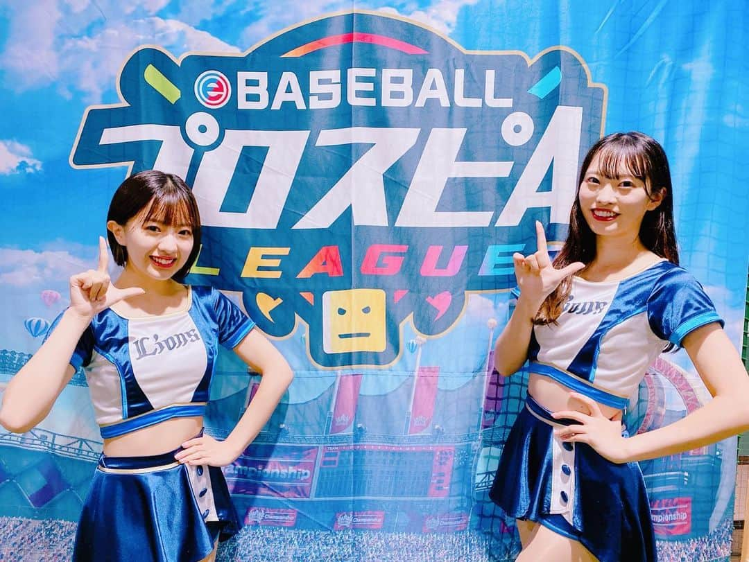 ブルーレジェンズさんのインスタグラム写真 - (ブルーレジェンズInstagram)「『eBASE BALLプロスピAリーグ 球団代表決定戦』をAoiとNozomiで盛り上げに行ってきました🙌🏻  スピリーグ監督のG.G.佐藤さんと📸  私達は初めての実況に挑戦🎤 普段の試合と違って試合展開が早く 最初はとても緊張しましたが楽しかったです😊 貴重な経験ができました❣️  代表に選ばれた選手の皆さん、おめでとうございます👏🏻  #bluelegends  #埼玉西武ライオンズ #seibulions #プロスピa」9月24日 20時15分 - bluelegends_lionsofficial