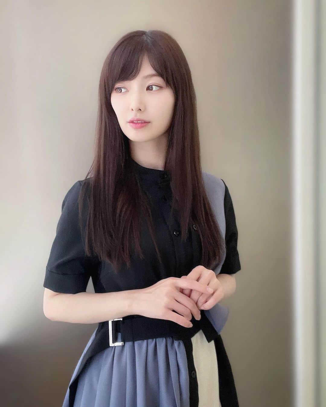武藤十夢さんのインスタグラム写真 - (武藤十夢Instagram)「#オンラインお話し会 ありがとうございました💙 湿気で髪がうねうね。 . . #AKB48 #私服 #unitedtokyo #ワンピース #ootd #idol」9月24日 21時51分 - tommuto_official