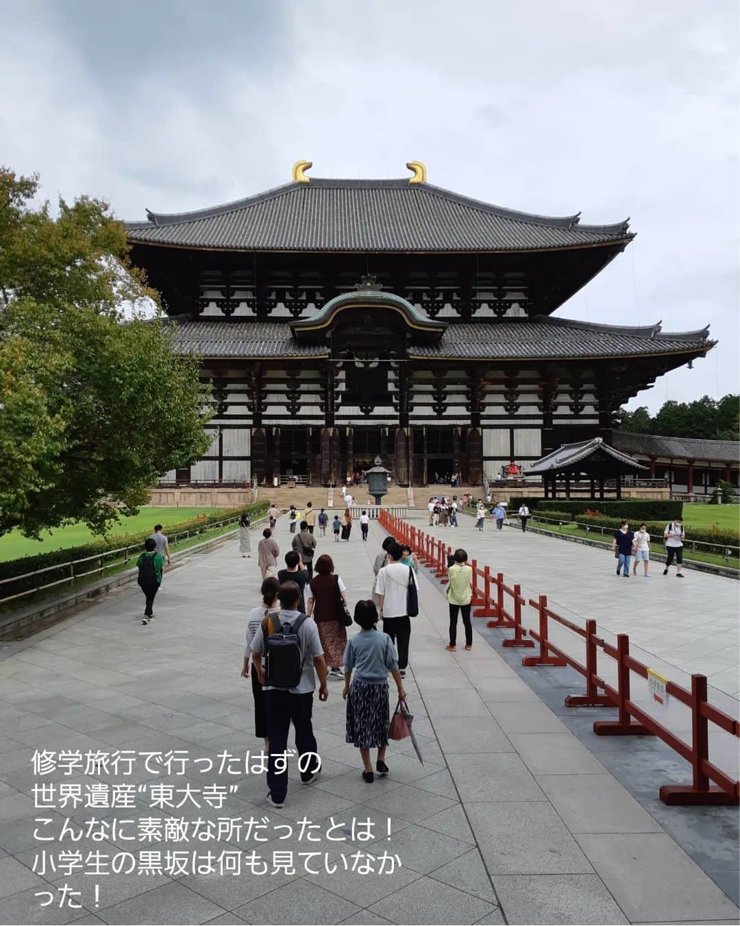 黒坂真美さんのインスタグラム写真 - (黒坂真美Instagram)「“Nara Trip”🦌 . 台風に負けず 奈良旅行に行ってきました🤎 . 奈良の人は とっても穏やかで優しい。 時間の流れもゆっくりで また癒されに行きたい とても素敵な場所でした！ . #黒坂真美 #kurosakamami  #trip #nara #japan #旅行 #奈良 #日本  #世界文化遺産 #国宝 #東大寺 #大仏 #鹿 #茶粥 #🇯🇵 #🦌」9月24日 22時09分 - mamikurosaka_official
